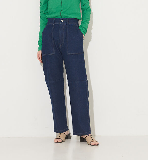 NOMINE「ベイカーデニムパンツ」|デニム|インディゴ