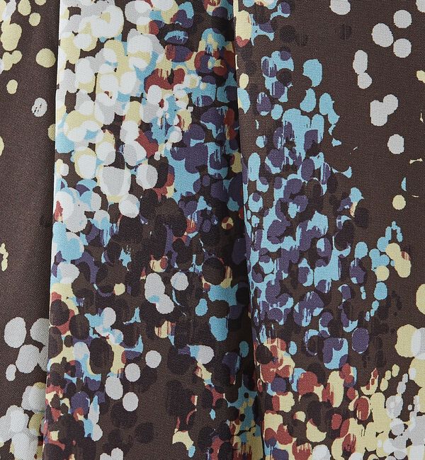 NOMINE「水彩アート ニュアンス柄 タックパンツ【予約】」|その他|