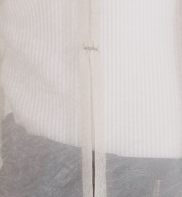 NOMINE「ハーフスリーブ シアー シャツ」|シャツ・ブラウス|