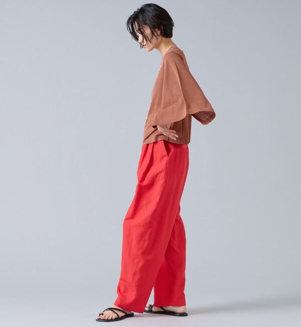 Liesse「リネンタンブラーカーブパンツ」|その他|