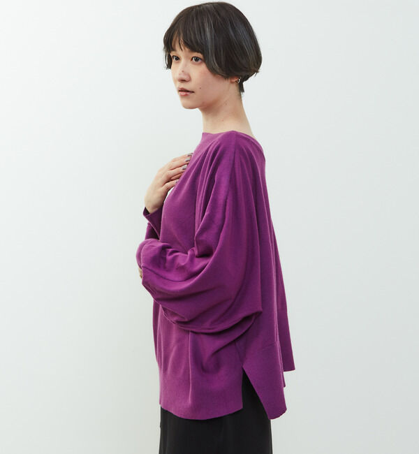 Soffitto「【nota della mano sinistra（ノータ デラ マノ シニストラ）】ドルマン2wayニットトップス」|ニット・セーター|