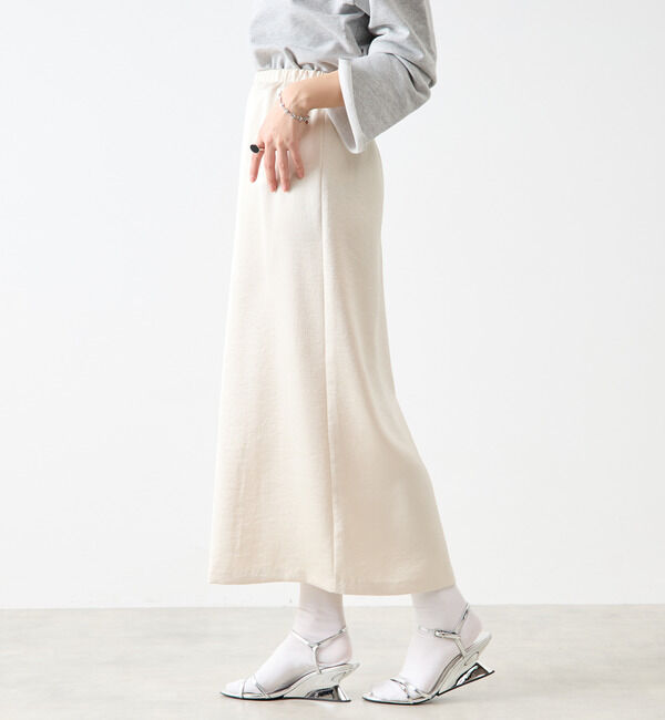 Soffitto「ウエストゴムサテンスカート」|スカート|