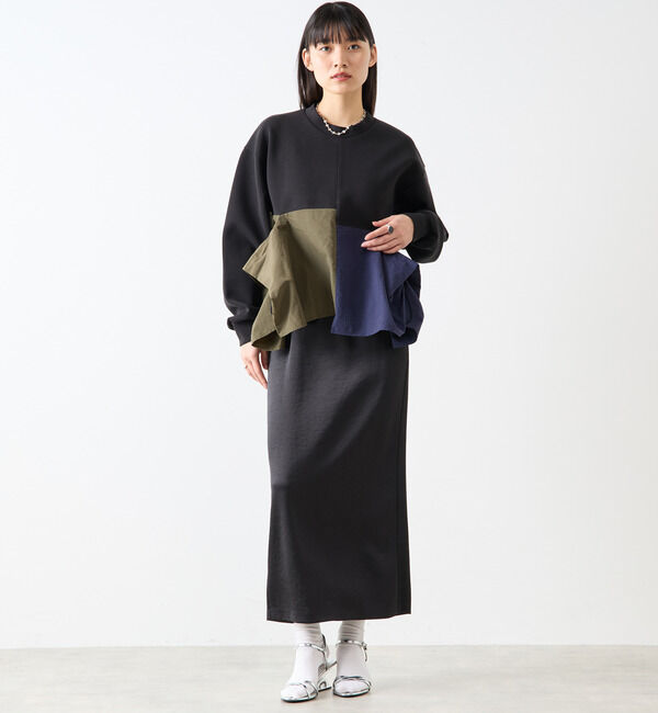 Soffitto「ウエストゴムサテンスカート」|スカート|