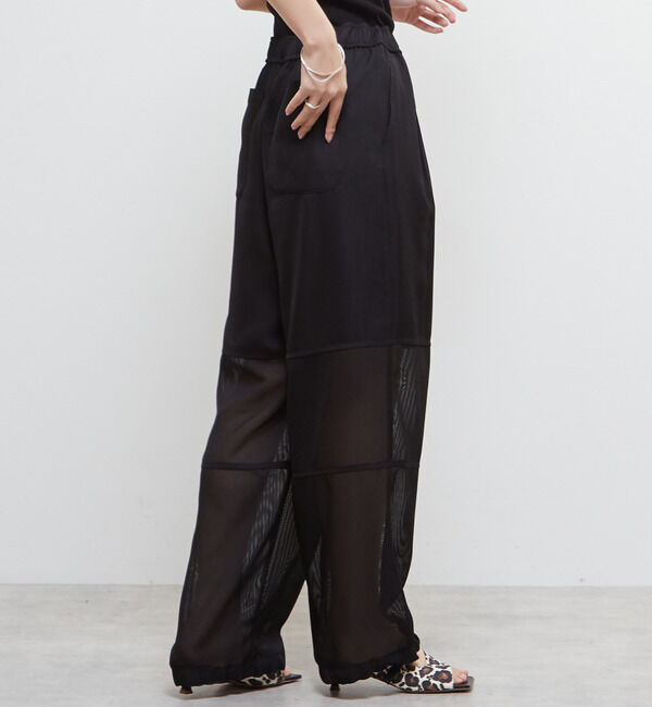 Soffitto「ローウエストシアーカーゴパンツ」|カーゴ|