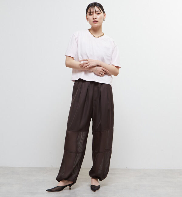 Soffitto「ローウエストシアーカーゴパンツ」|カーゴ|