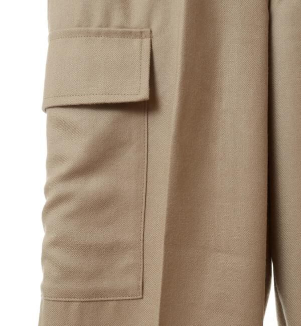 A_「【THE FLATS（ザ フラッツ）】テーパードカーゴパンツ」|カーゴ|