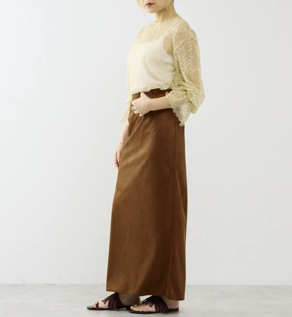 SOFFITTO「ウエストゴムIラインスカート」|スカート|