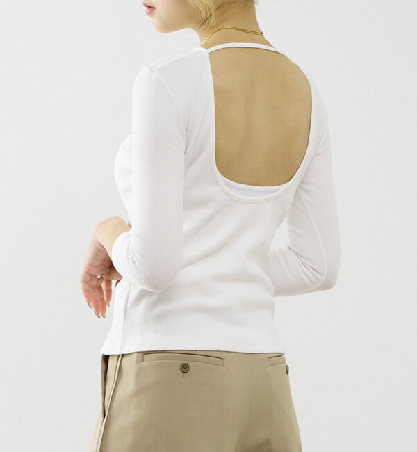 SOFFITTO「【GREEN BUTTER/グリーンバター】Three-quarter Sleeve Tee」|Tシャツ・カットソー|