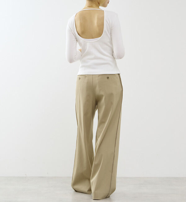 SOFFITTO「【GREEN BUTTER/グリーンバター】Three-quarter Sleeve Tee」|Tシャツ・カットソー|