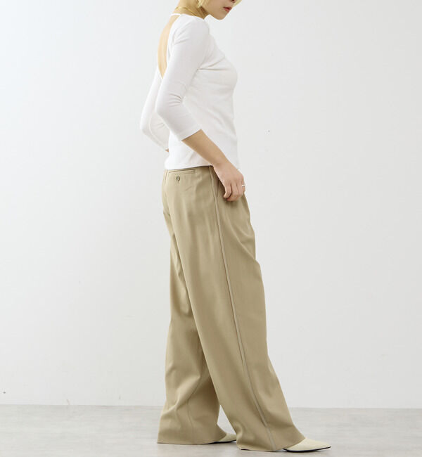 SOFFITTO「【GREEN BUTTER/グリーンバター】Three-quarter Sleeve Tee」|Tシャツ・カットソー|