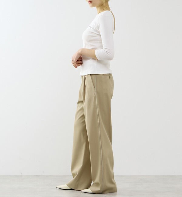 SOFFITTO「【GREEN BUTTER/グリーンバター】Three-quarter Sleeve Tee」|Tシャツ・カットソー|