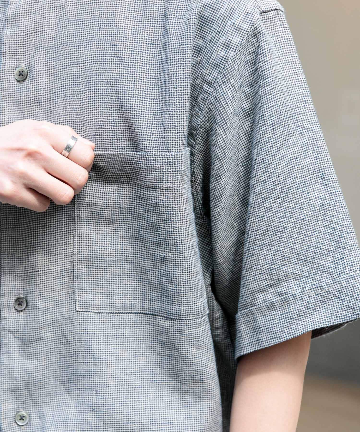 URBAN RESEARCH DOORS「FORK&SPOON　コットンリネンショートスリーブシャツ」|シャツ・ブラウス|