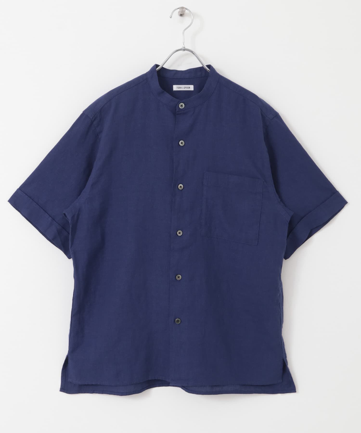 URBAN RESEARCH DOORS「FORK&SPOON　コットンリネンショートスリーブシャツ」|シャツ・ブラウス|