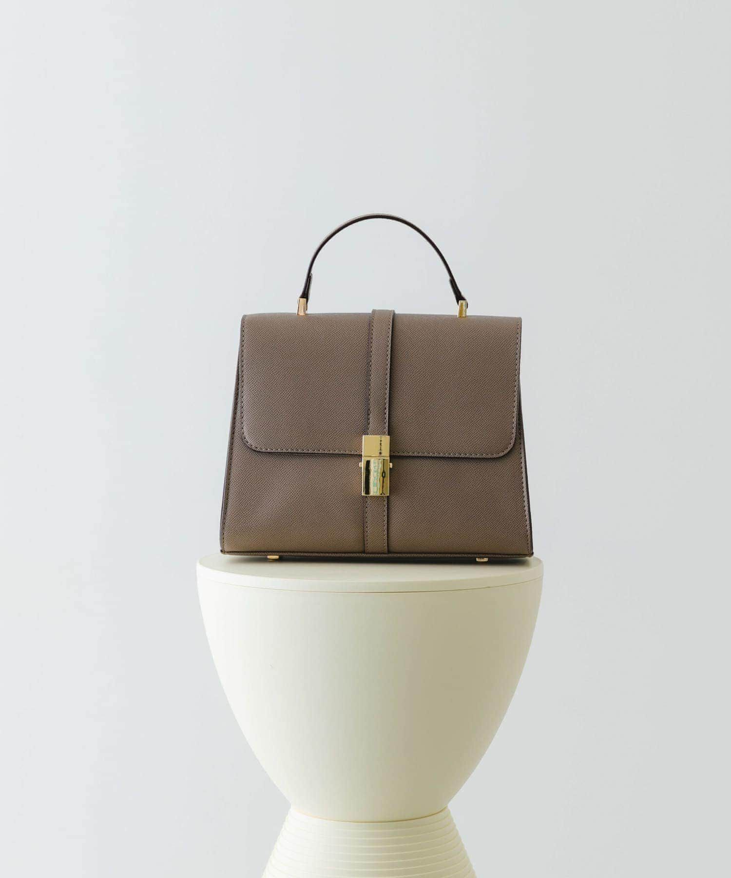 RODE SKO「サブバッグ付フラップハンドバッグ」|ハンドバッグ|グレー系その他