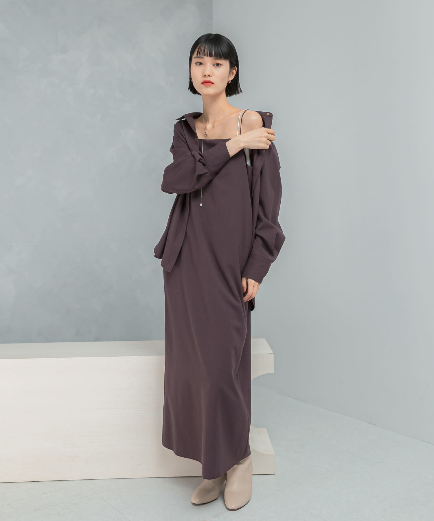 URBAN RESEARCH ROSSO「イージケアウーステッドキャミワンピース」|ワンピース|