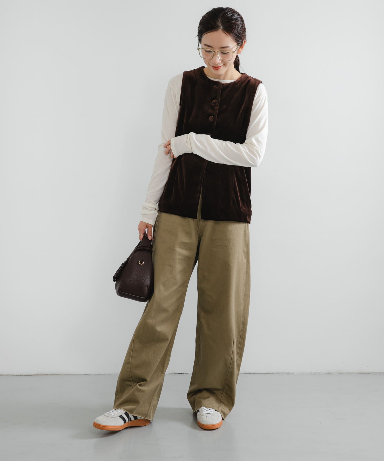 URBAN RESEARCH「ベロアジレ」|ベスト・ジレ|