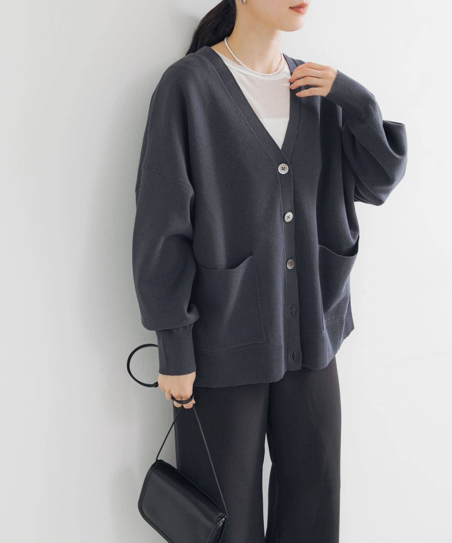 URBAN RESEARCH「Vネックルーズカーディガン」|カーディガン|