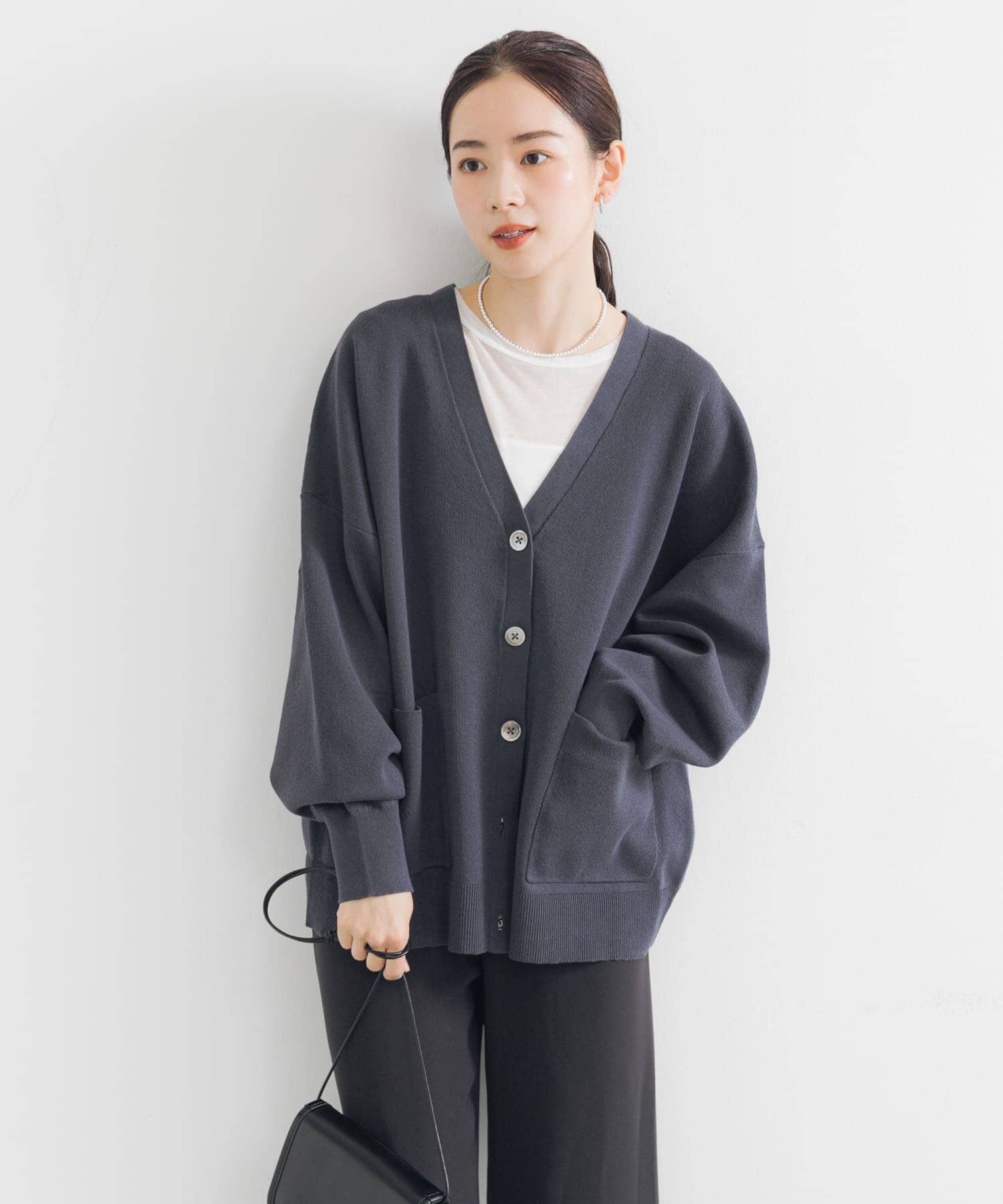 URBAN RESEARCH「Vネックルーズカーディガン」|カーディガン|