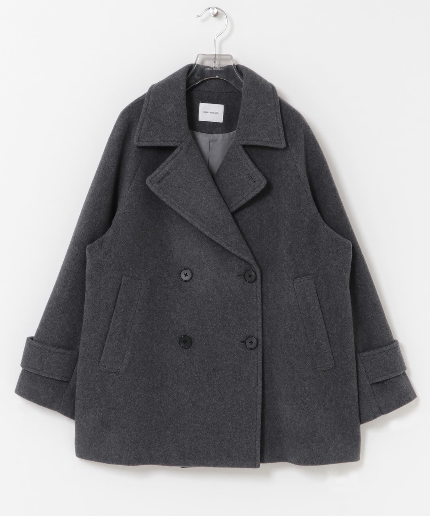 URBAN RESEARCH「スーパー100メルトンPコート」|ピーコート|