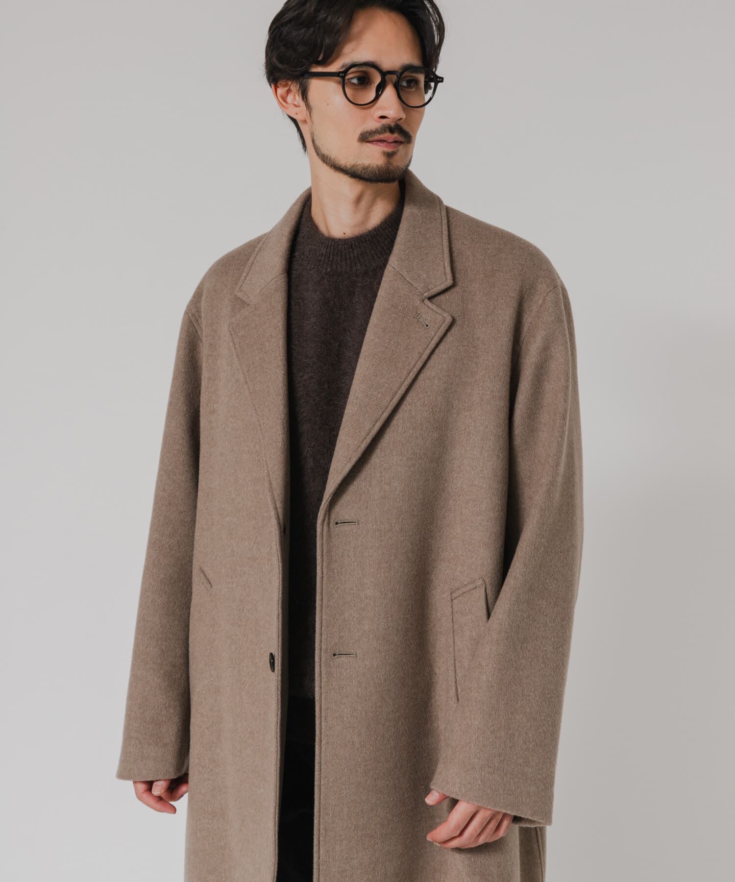 URBAN RESEARCH「WOOL OVER CHESTER COAT」|チェスターコート|