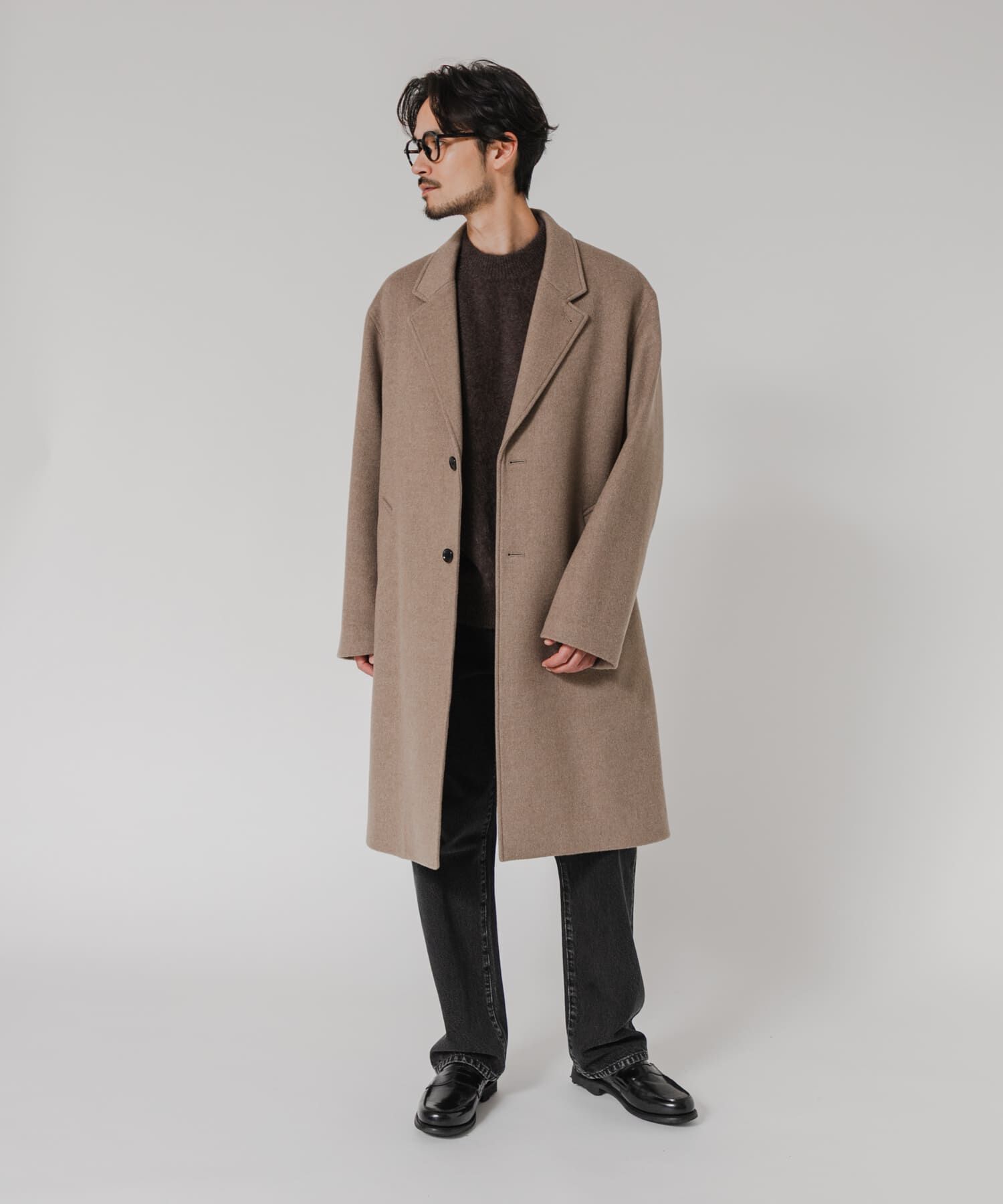 URBAN RESEARCH「WOOL OVER CHESTER COAT」|チェスターコート|