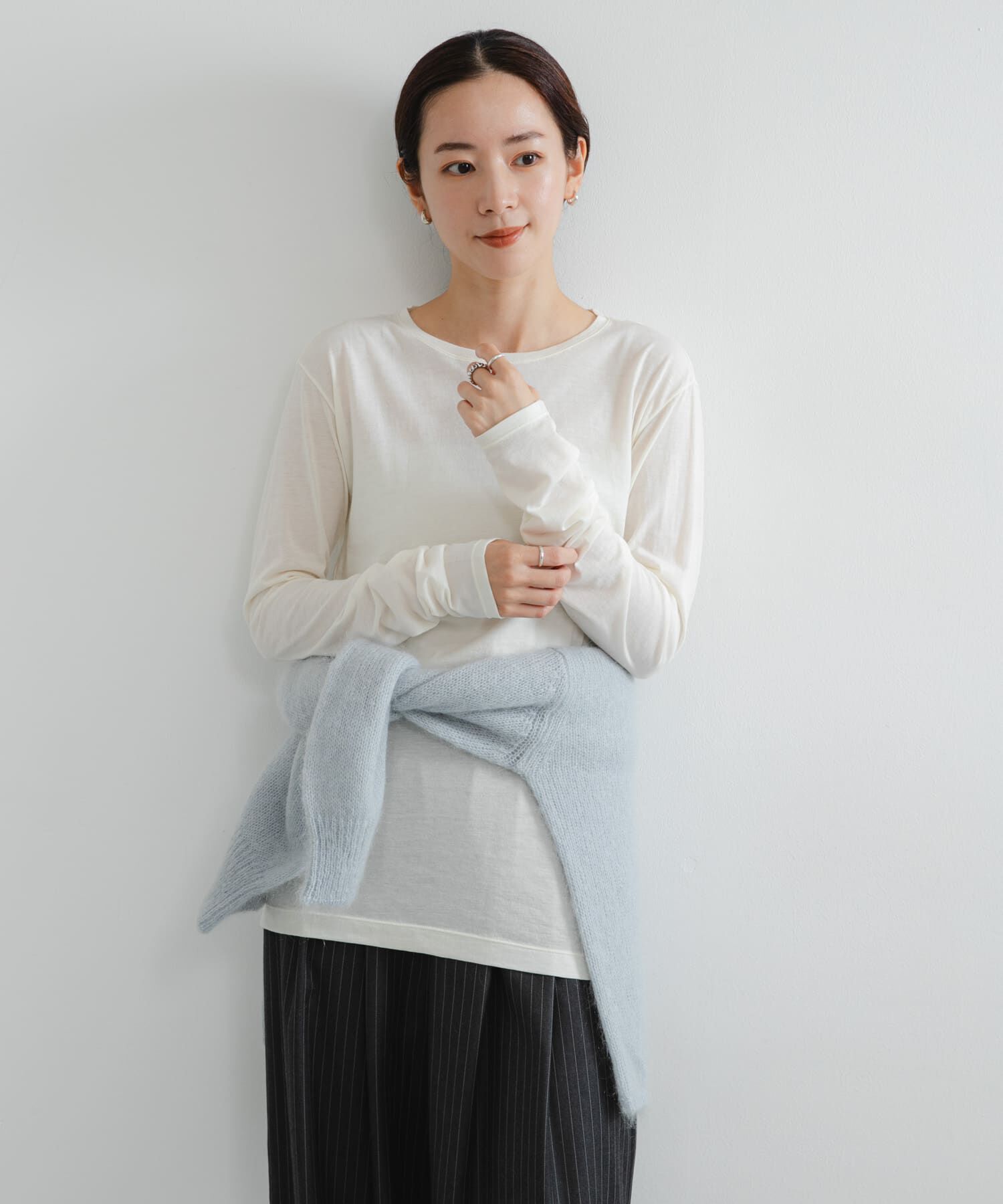 URBAN RESEARCH「ウールコットンロングスリーブカットソー」|Tシャツ・カットソー|