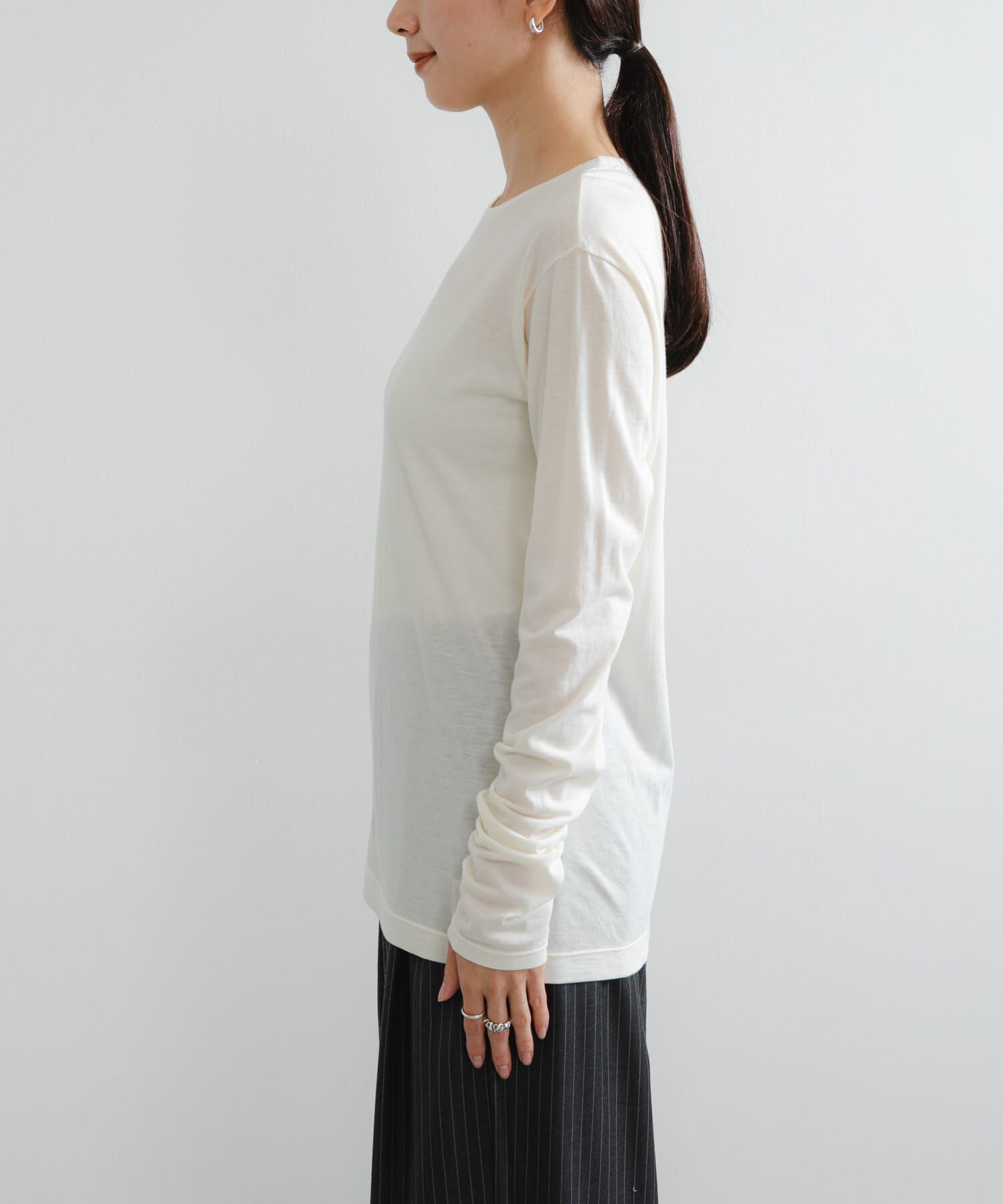 URBAN RESEARCH「ウールコットンロングスリーブカットソー」|Tシャツ・カットソー|