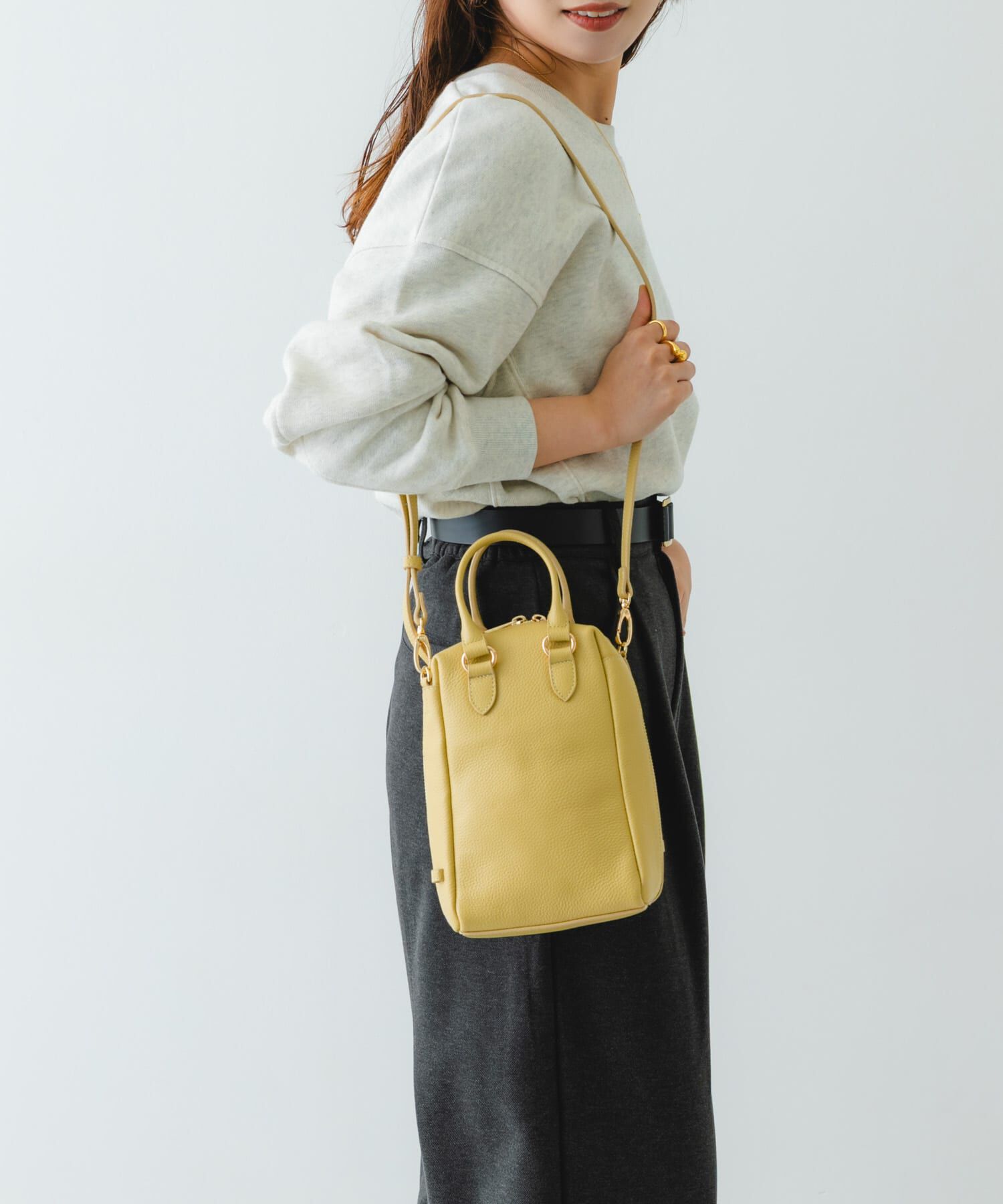 RODE SKO「『縦型』レザーミニボストンバッグ」|ボストンバッグ|