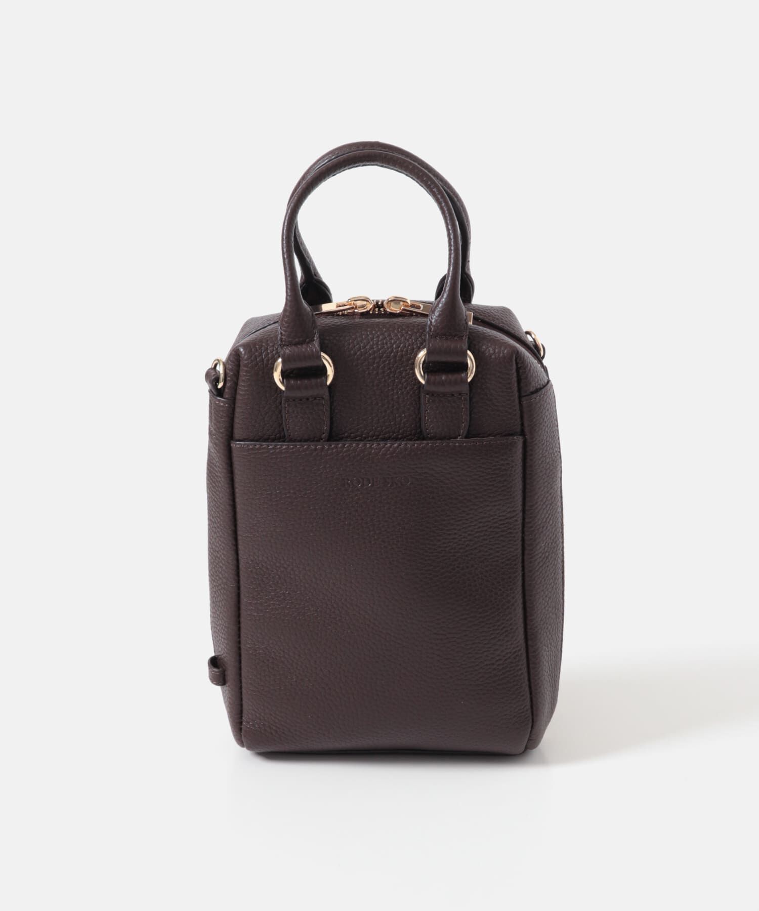 RODE SKO「『縦型』レザーミニボストンバッグ」|ボストンバッグ|