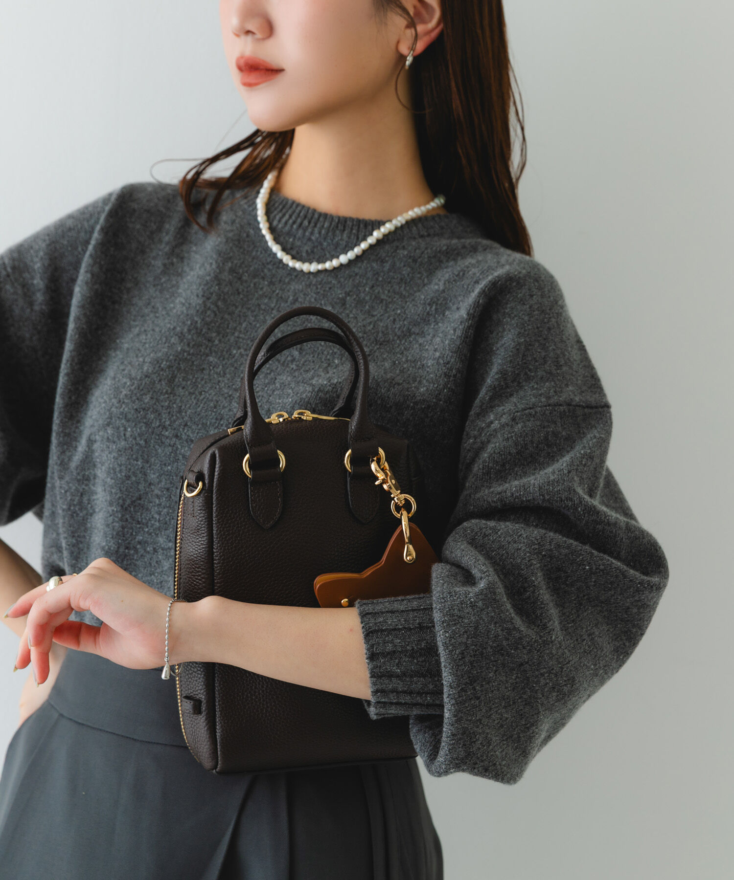 RODE SKO「『縦型』レザーミニボストンバッグ」|ボストンバッグ|