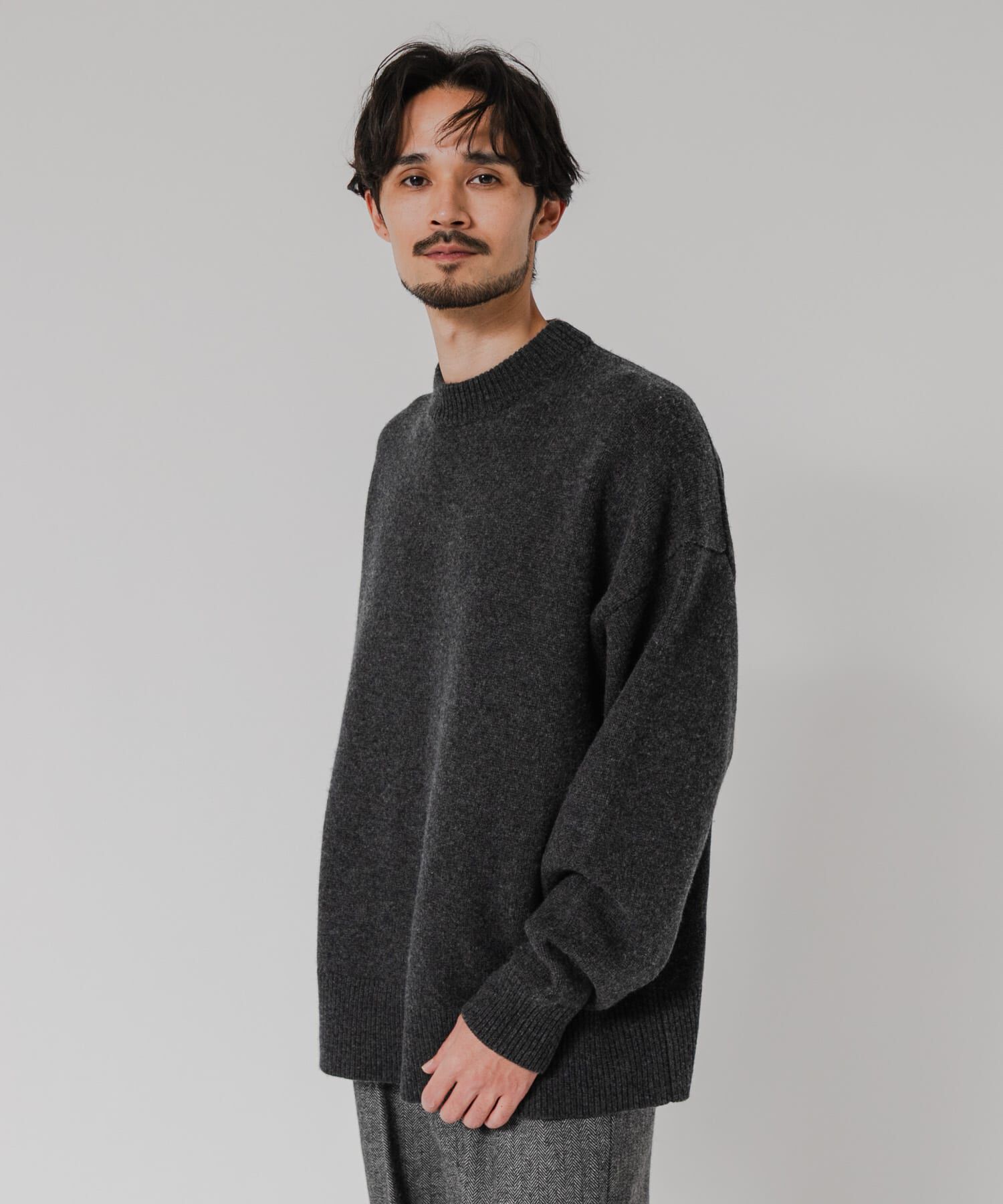 URBAN RESEARCH「new basic　WOOL CASHMERE CHUNKY SWEATER」|ニット・セーター|