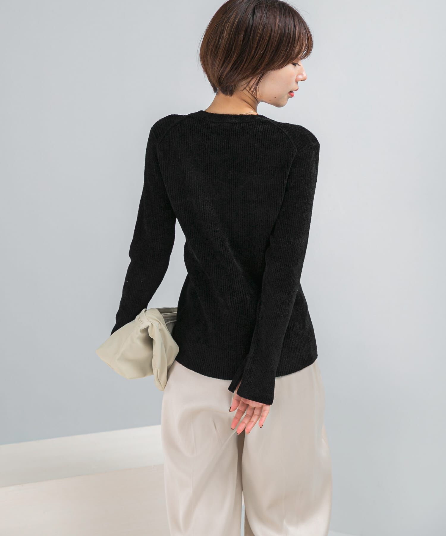 URBAN RESEARCH ROSSO「モールVネックニットカーディガン」|カーディガン|