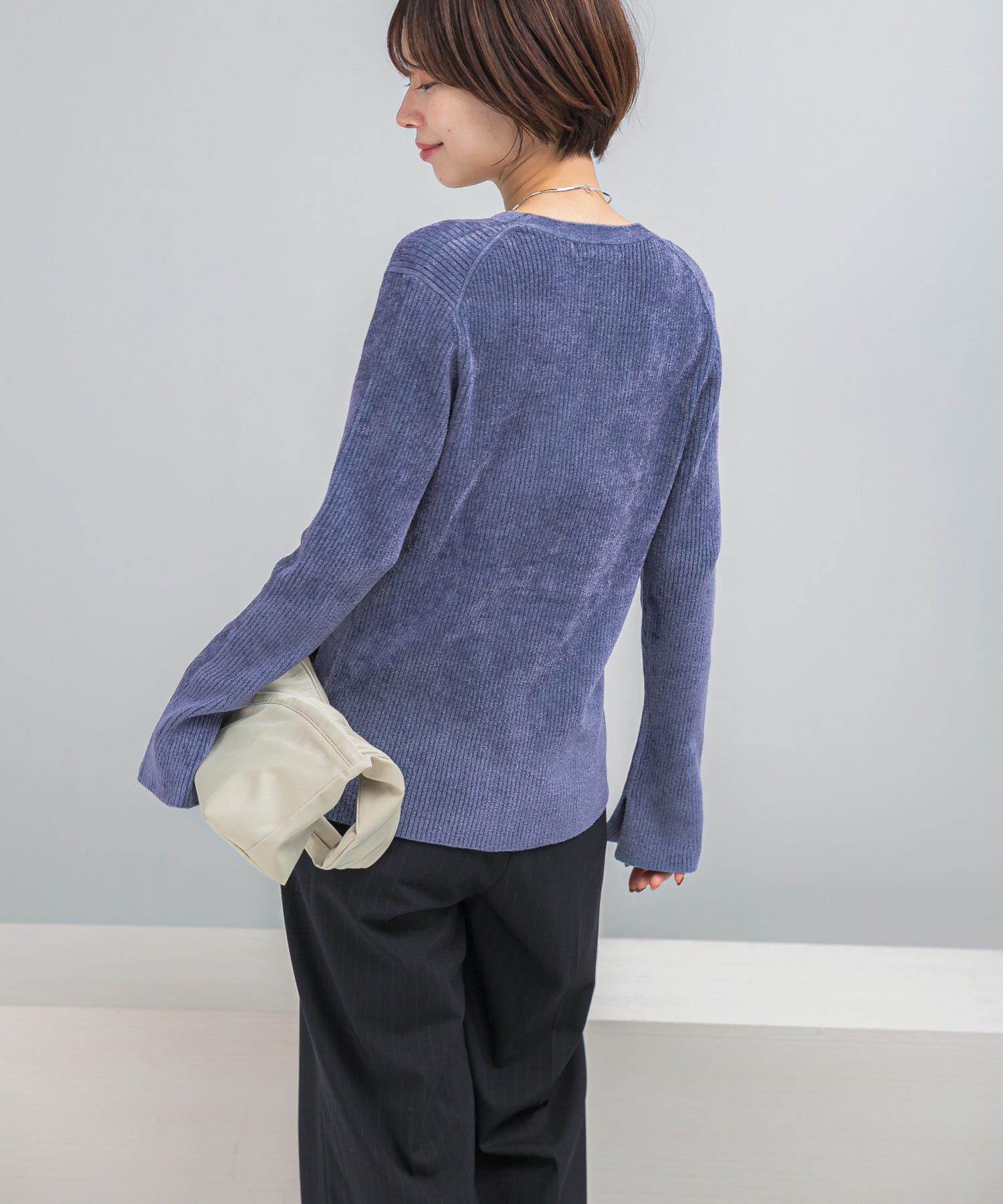 URBAN RESEARCH ROSSO「モールVネックニットカーディガン」|カーディガン|