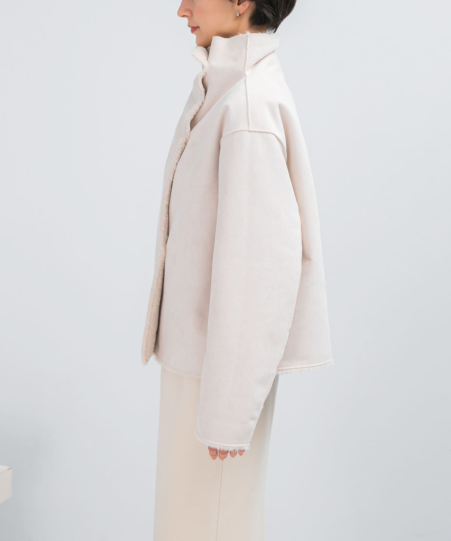 URBAN RESEARCH ROSSO「『WEB/一部店舗限定』リバーシブルファーブルゾン」|ブルゾン・スタジャン|