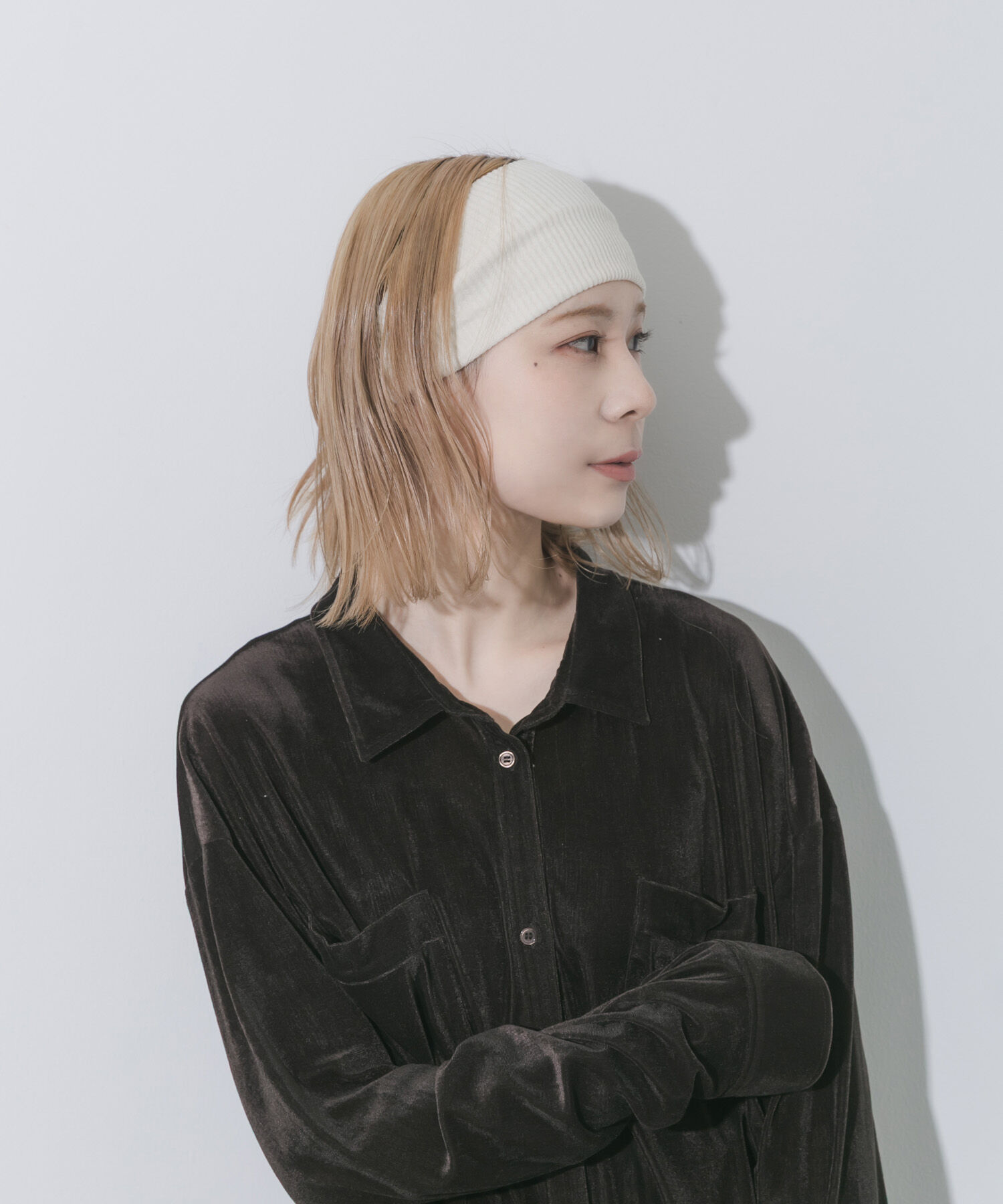 SMELLY「リブワイドヘアバンド」|ヘアバンド|