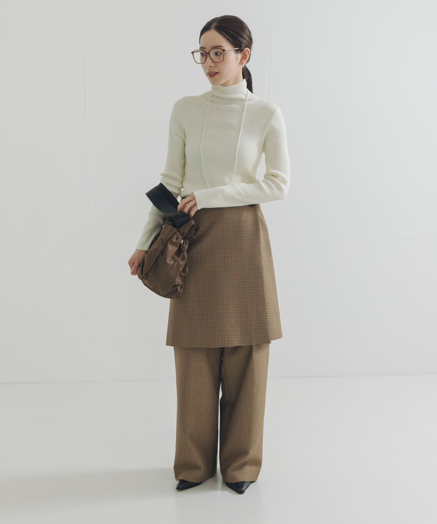 URBAN RESEARCH「『UR TECH』ハイネックリブニット」|ニット・セーター|