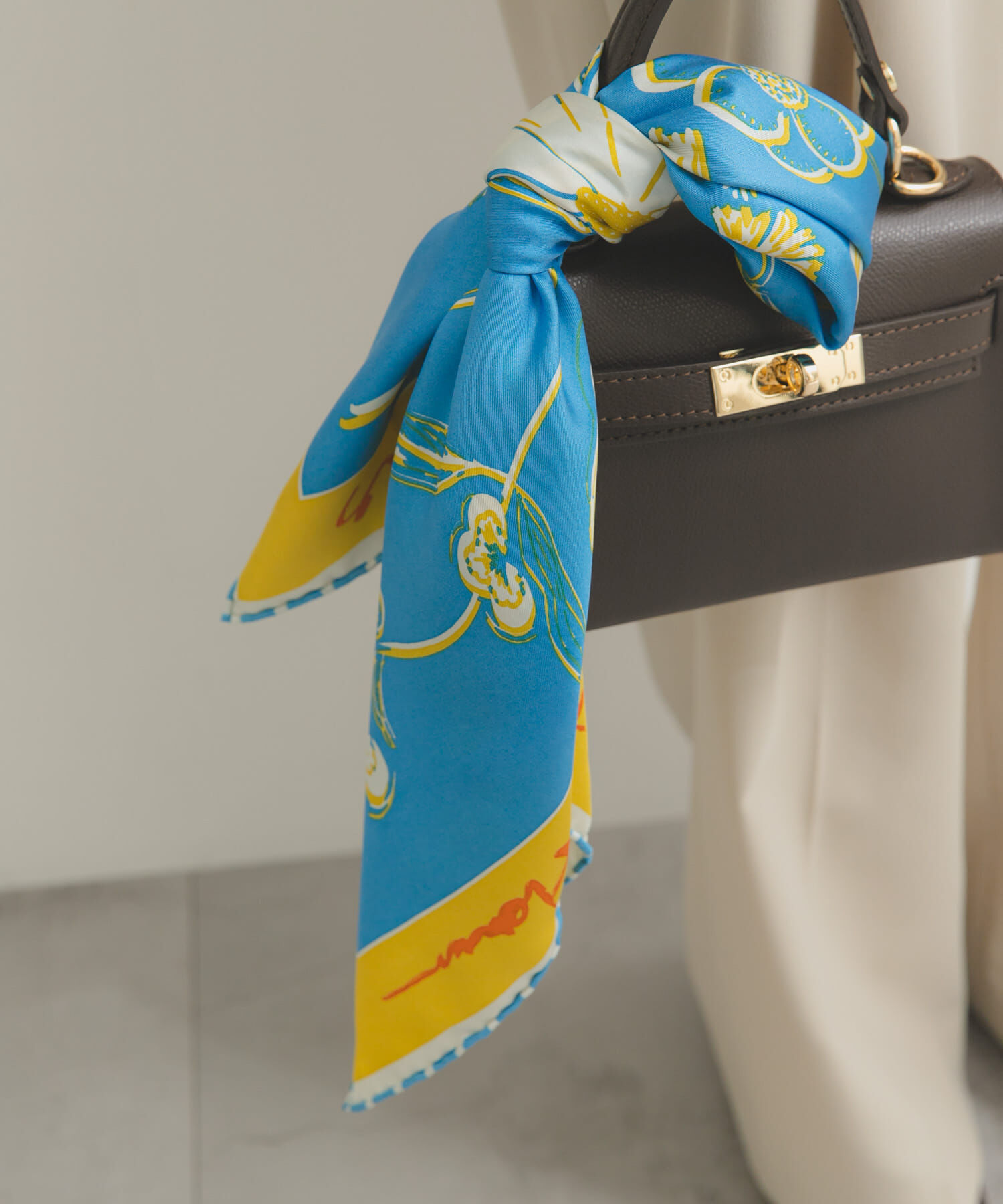 URBAN RESEARCH ROSSO「manipuri　65フローラ」|バンダナ・スカーフ|ブルー