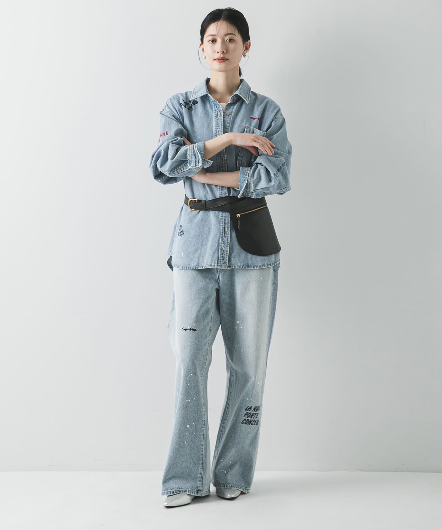 URBAN RESEARCH「ポインテッドバックストラップシューズ」|パンプス|