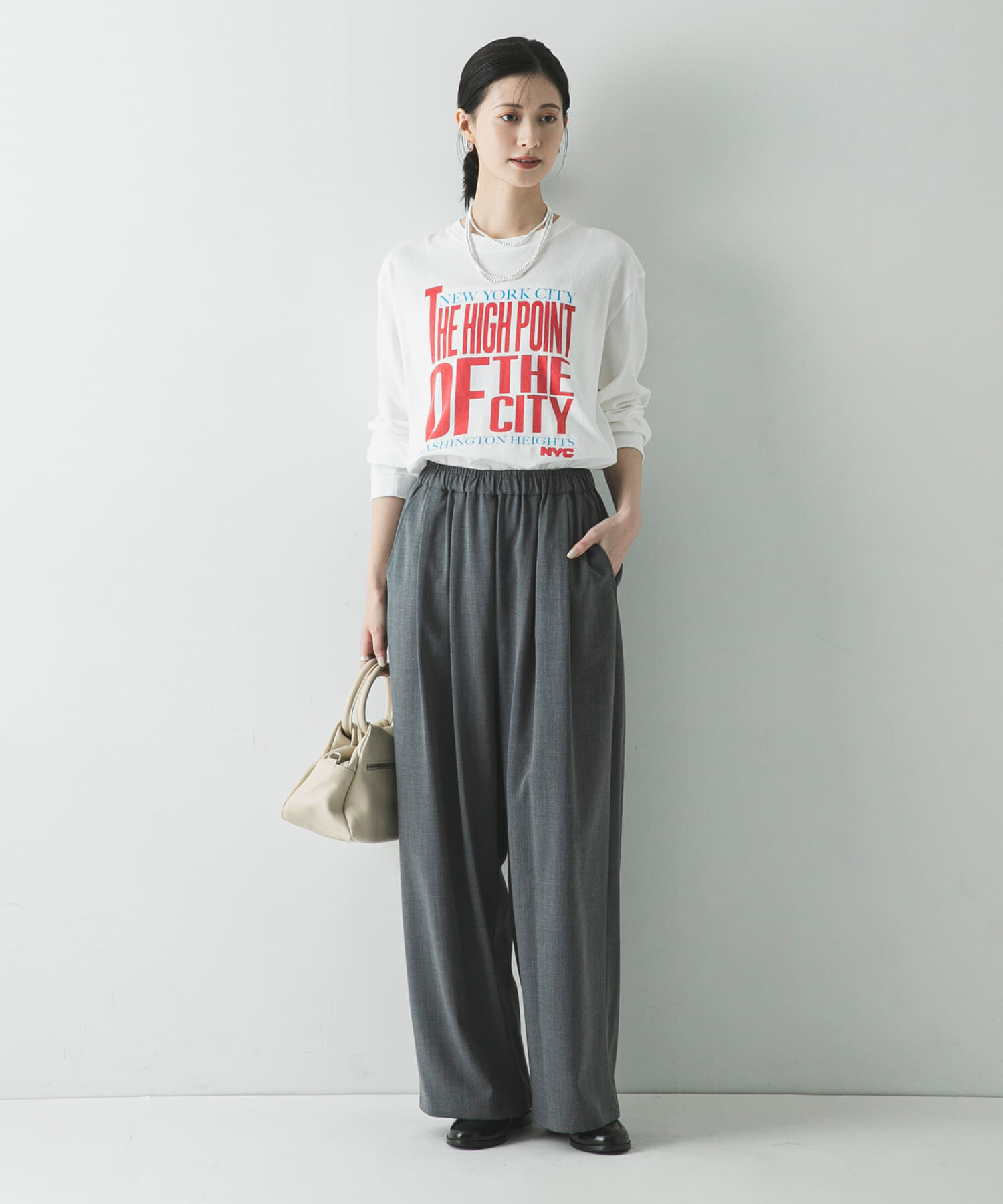 URBAN RESEARCH「『3サイズ展開』『イージーケア』タックギャザーストレートパンツ」|その他|