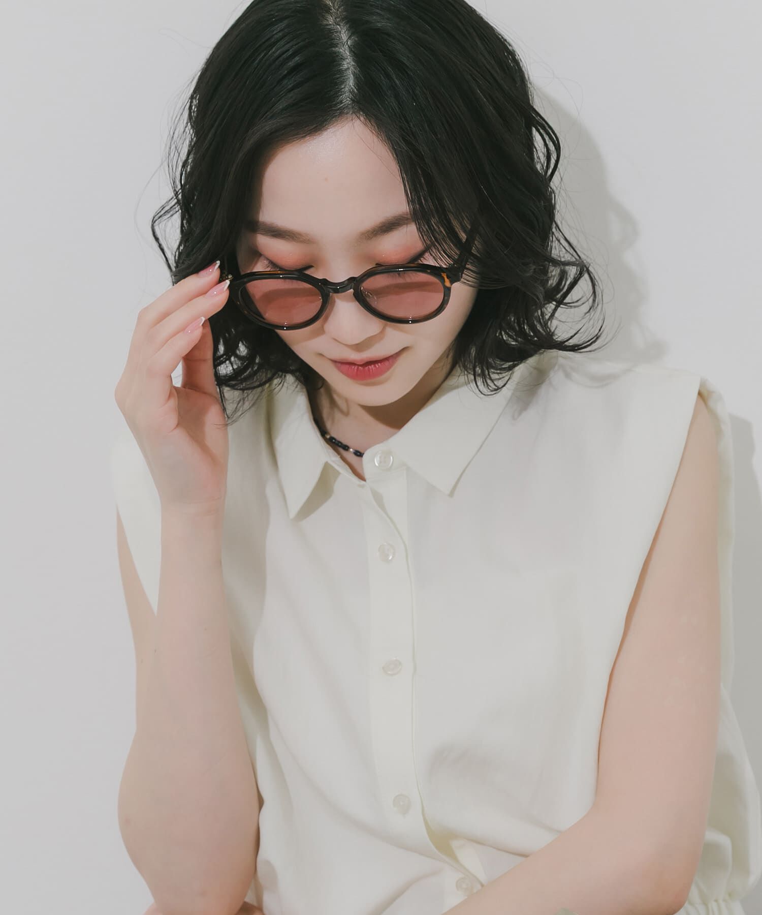 SMELLY「ボストンシェイプサングラス」|メガネ|