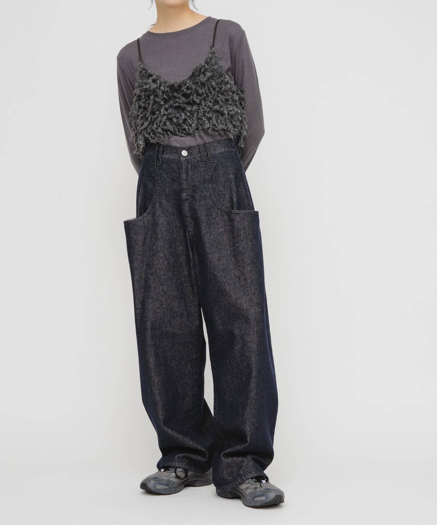  「『3サイズ展開』BIGポケットデザインデニム」|デニム|