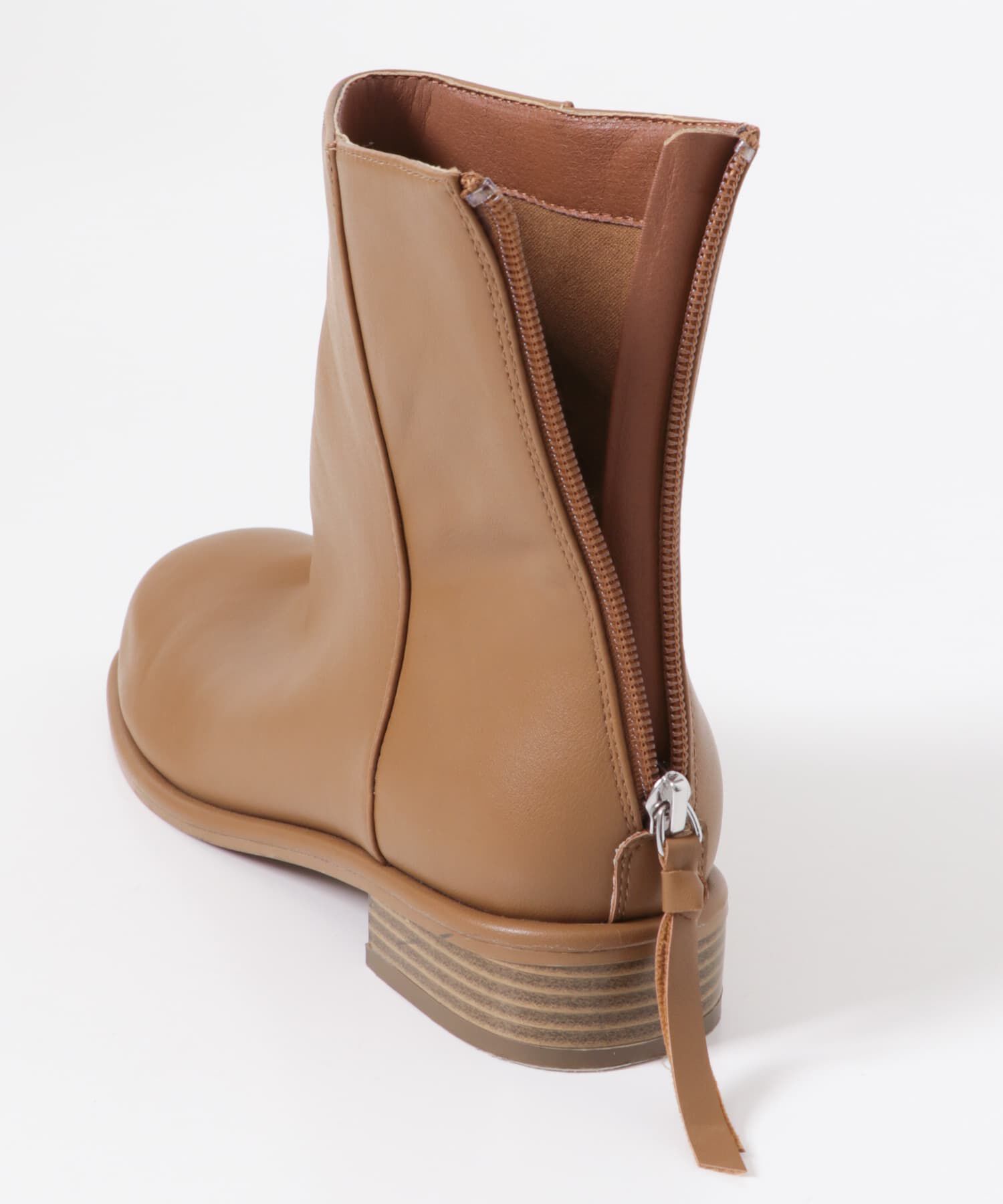  「プランプトゥショートブーツ」|ショートブーツ|