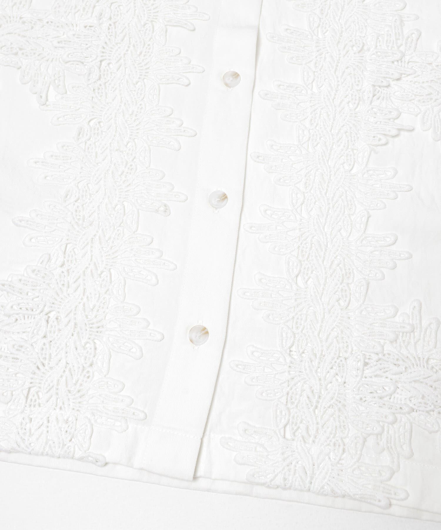  「ヴィンテージライクレースシャツ」|シャツ・ブラウス|