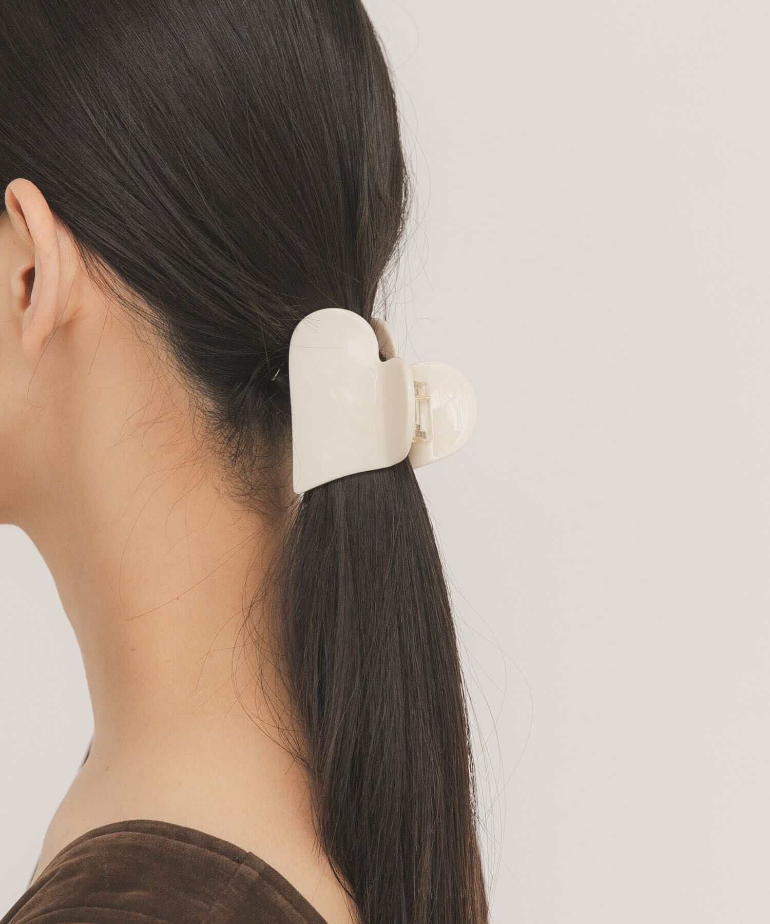  「ハートバンスクリップ」|その他|アイボリー