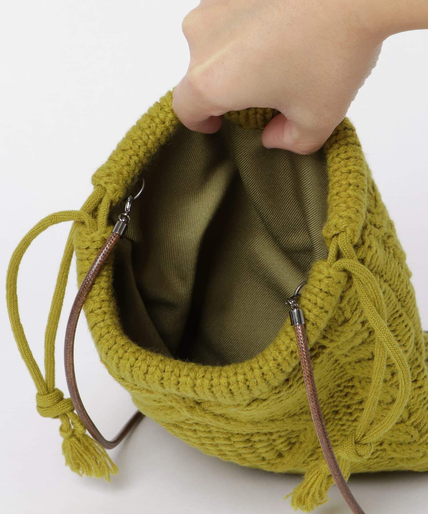 SENSE OF PLACE by URBAN RESEARCH「2WAYニット巾着バッグ」|その他|