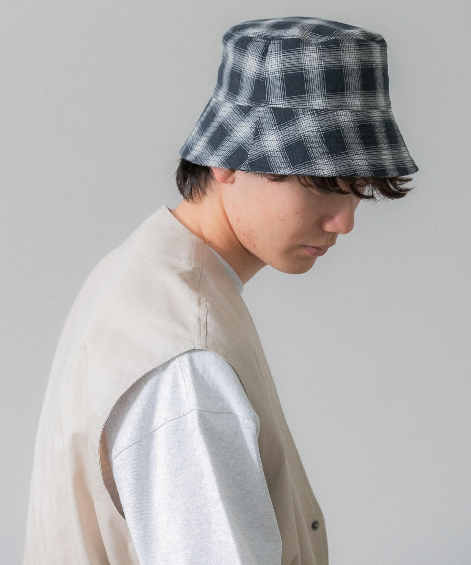 SENSE OF PLACE by URBAN RESEARCH「『ユニセックス』チェックバケットハットB」|ハット|