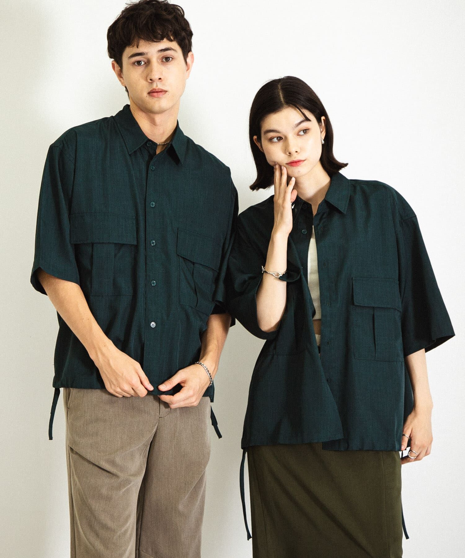 SENSE OF PLACE by URBAN RESEARCH「CPOサイドデザインルーズシャツ」|シャツ・ブラウス|