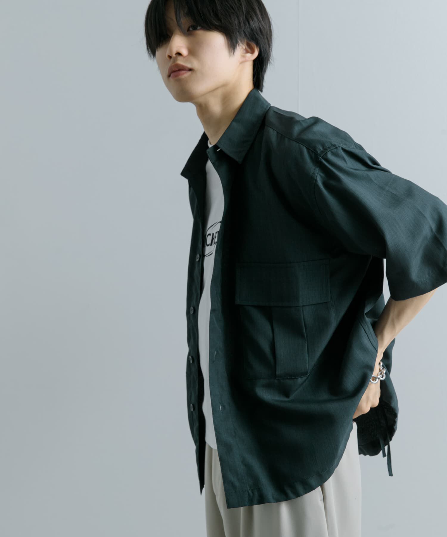 SENSE OF PLACE by URBAN RESEARCH「CPOサイドデザインルーズシャツ」|シャツ・ブラウス|