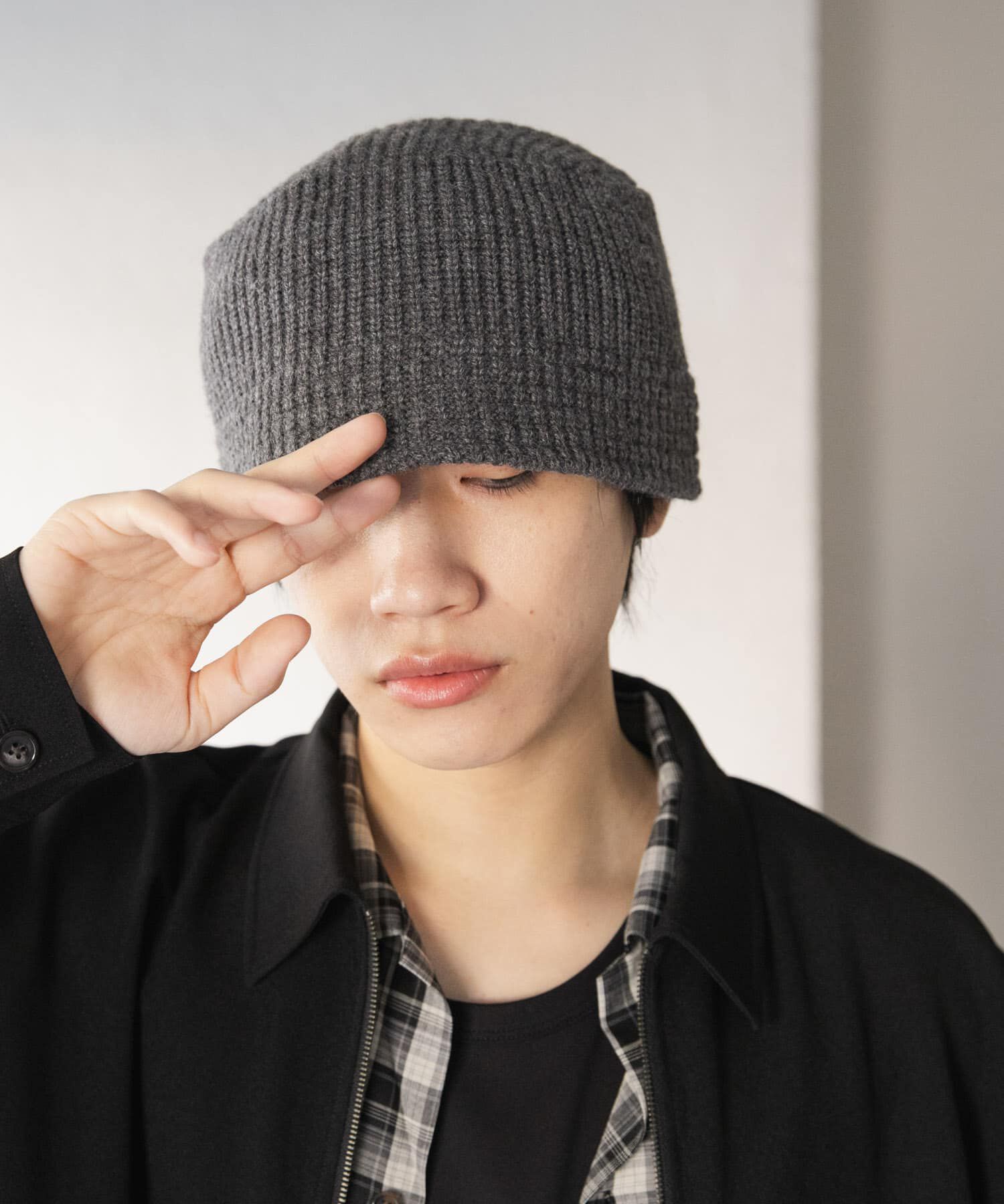 SENSE OF PLACE by URBAN RESEARCH「ニットバケットハット」|ハット|グレー