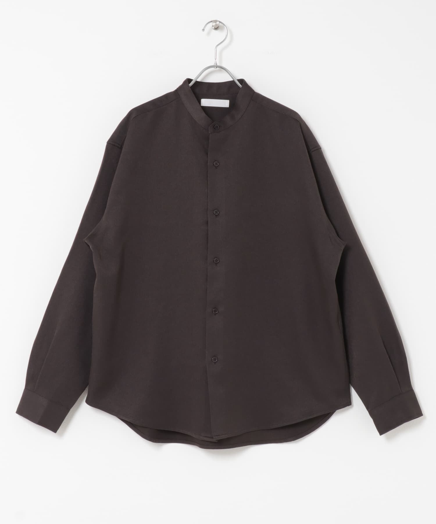 SENSE OF PLACE by URBAN RESEARCH「ウールライクバンドカラールーズシャツ」|シャツ・ブラウス|